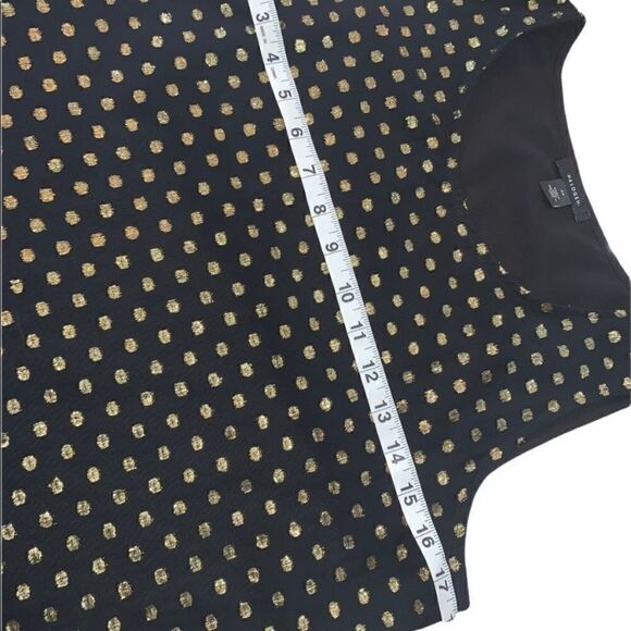 Halogen Black and Gold Metallic Tank Top Size XS - Picture 8 of 8